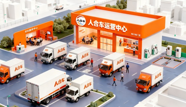 人合车贵阳运营中心门店 — 贵阳新能源货车租赁服务点